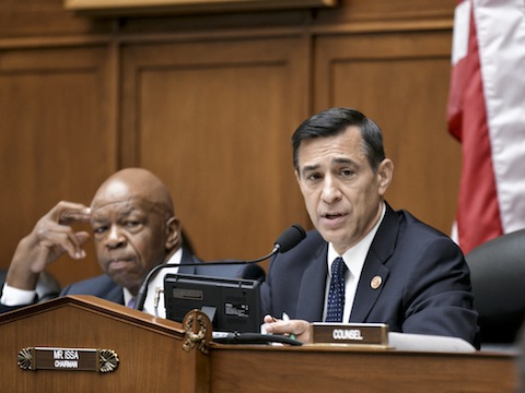 Darrell Issa attending House Oversight and Government Reform Committee / AP - See