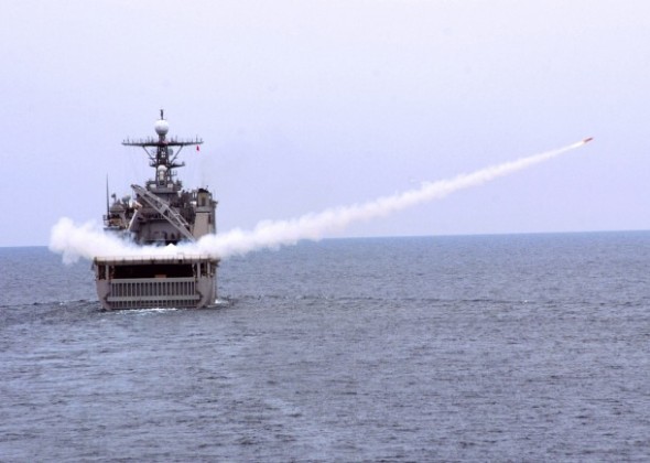 U.S. Navy exercises last week in the South China Sea (Naval Surface Forces)